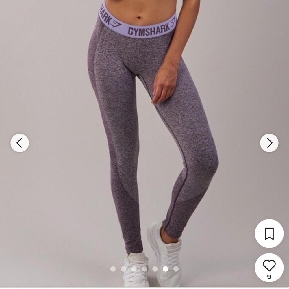 Gymshark Purple Flex Leggings, Size Medium